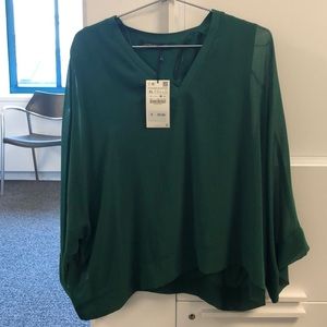 Brand New Zara Chiffon Top
